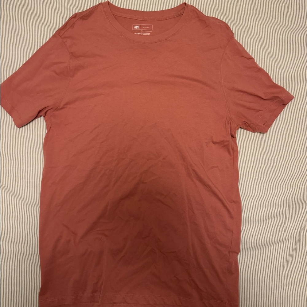 Organic cotton salmon pink men’s tshirt